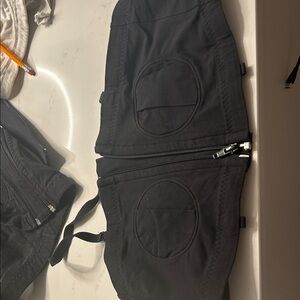 Black Zipper Front Bra